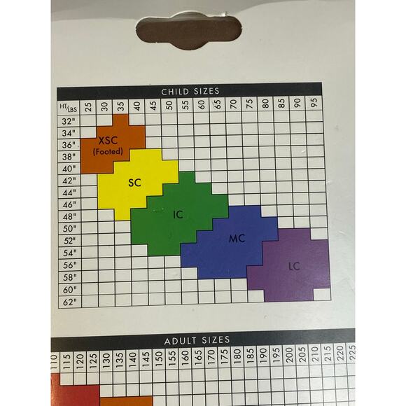 Weissman Suntan Footed Tights Size Intermediate Child IC New in Package - Picture 5 of 6